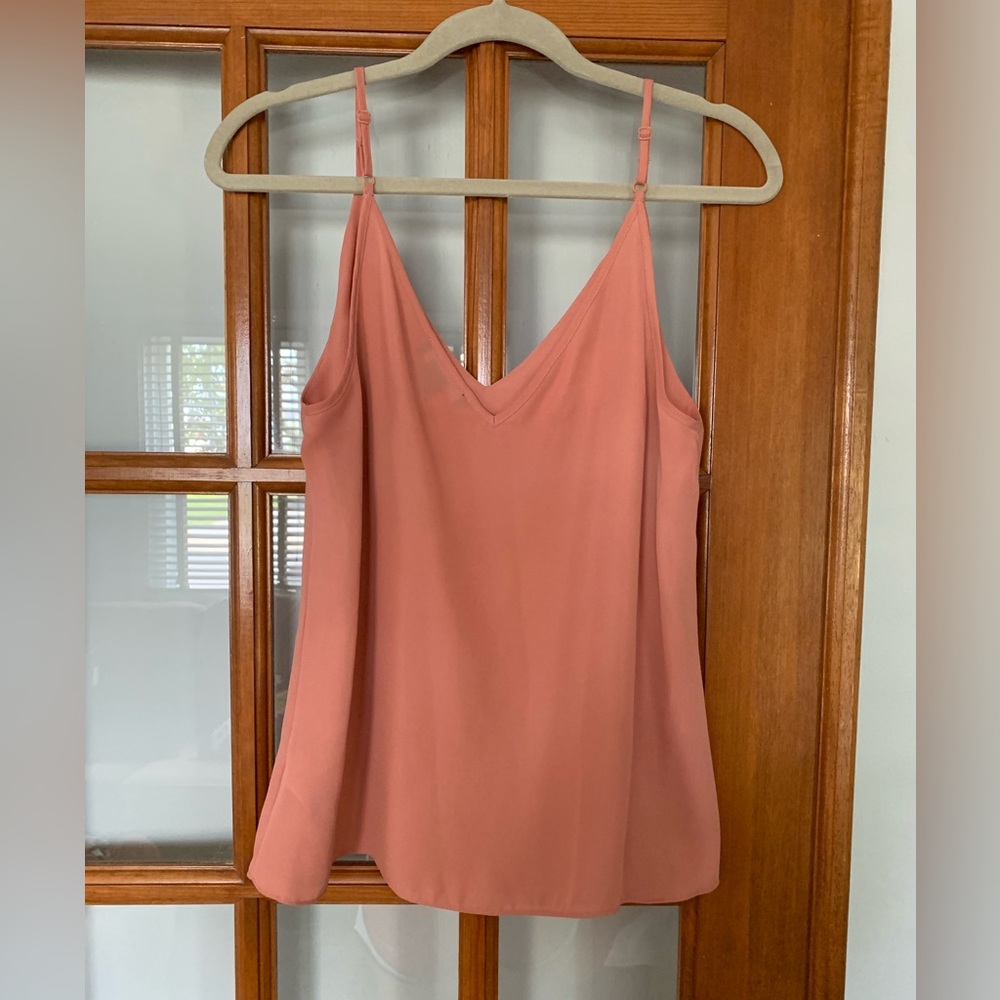 Coral Pink Business Casual Tank Top